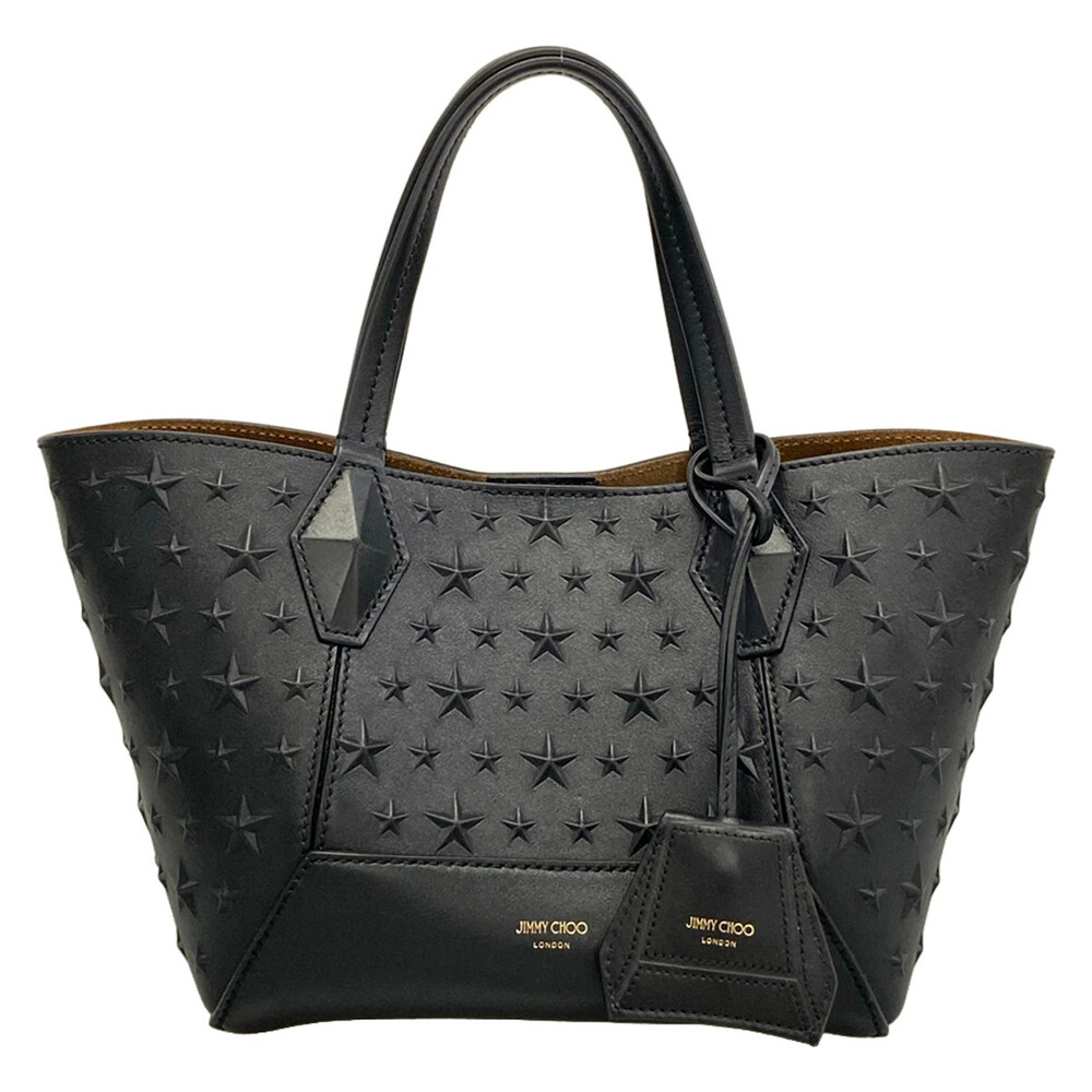 Jimmy Choo Diamond Tote (Small) Black #358626J91B